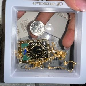 The Moon Tarot Card Necklace